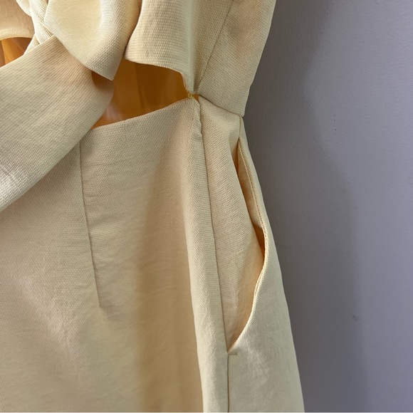 Wilfred Aritzia Aperture Romper Pale Yellow Size 4 - Picture 11 of 16